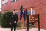 In front of the Barracks